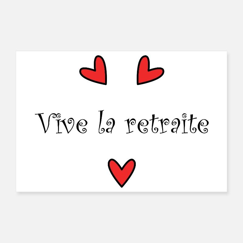 RETIREMENT. RETIREMENT. RETIRED. RETIREMENT Poster 12" x 8" (30x20 cm)