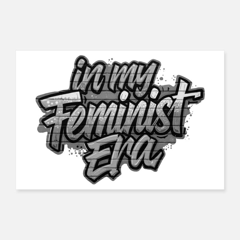 À mon époque féministe Poster 30 x 20 cm