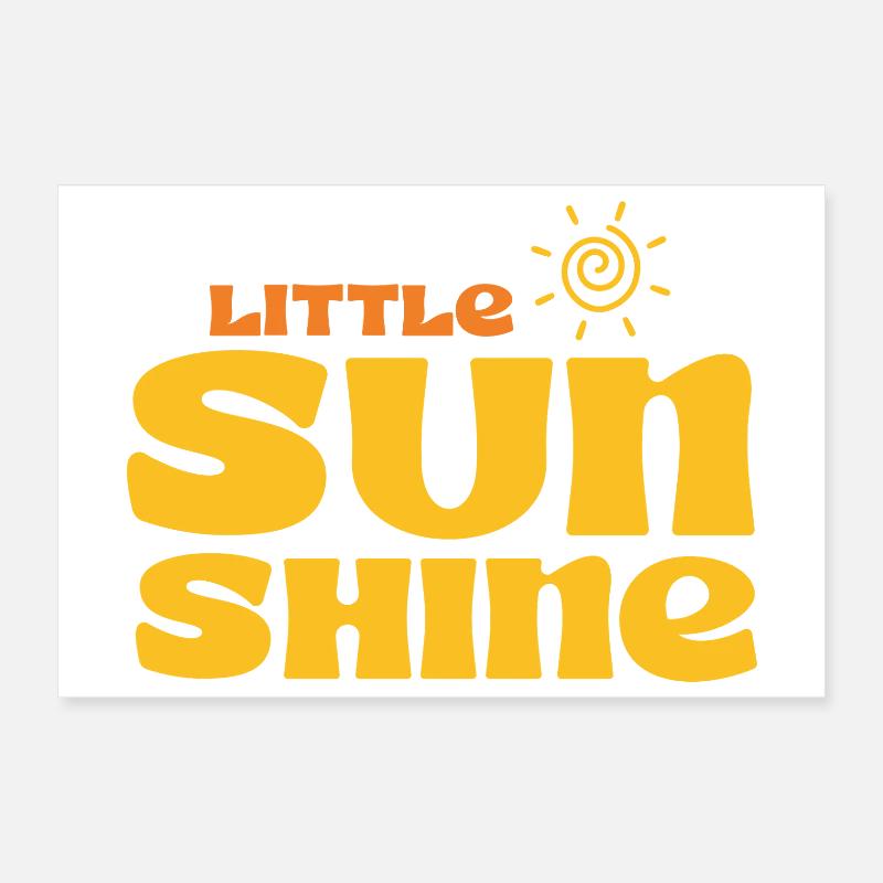 LITTLE SUNSHINE Poster 30x20 cm