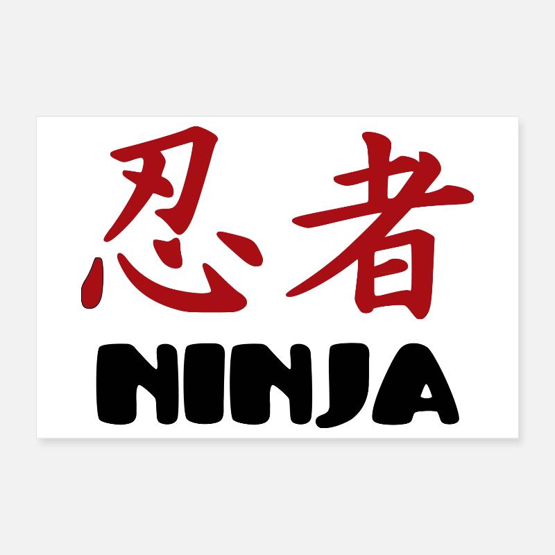 ninjas Poster 30x20 cm