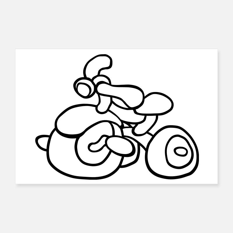 dreirad Poster 30x20 cm