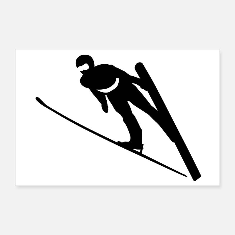 skisprung Poster 12" x 8" (30x20 cm)