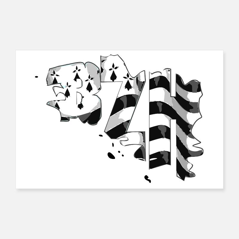 Bretagne Poster 30x20 cm