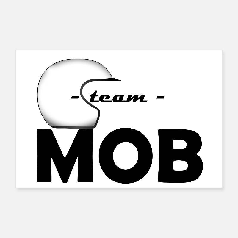 team mob Poster 30 x 20 cm