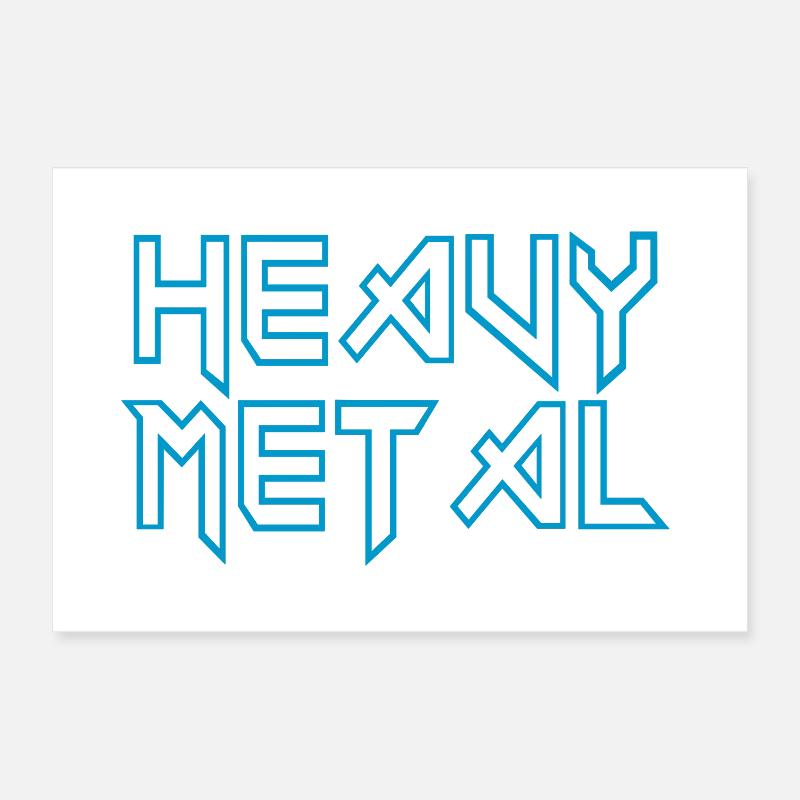 Schwermetall Poster 30x20 cm