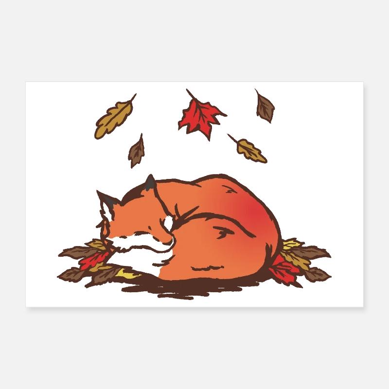 Renard Poster 30 x 20 cm
