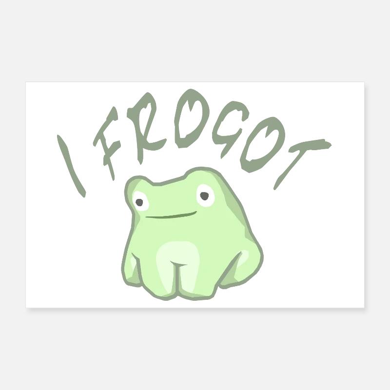 Frogot-Licht Poster 30x20 cm