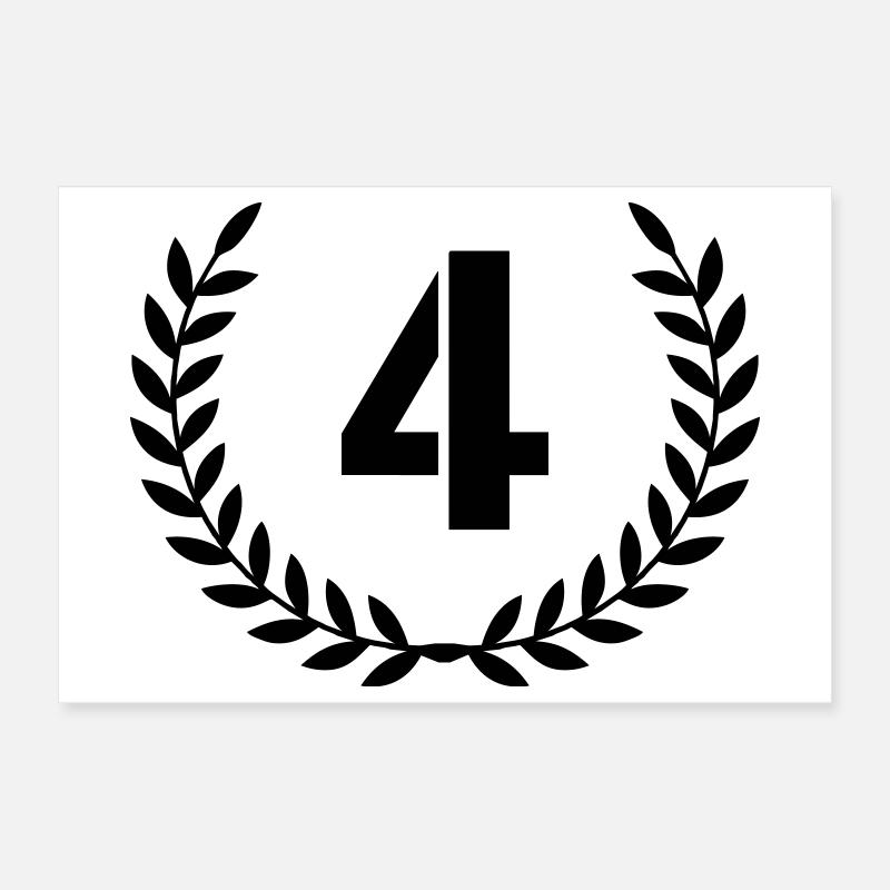 4 Couronne Poster 30 x 20 cm