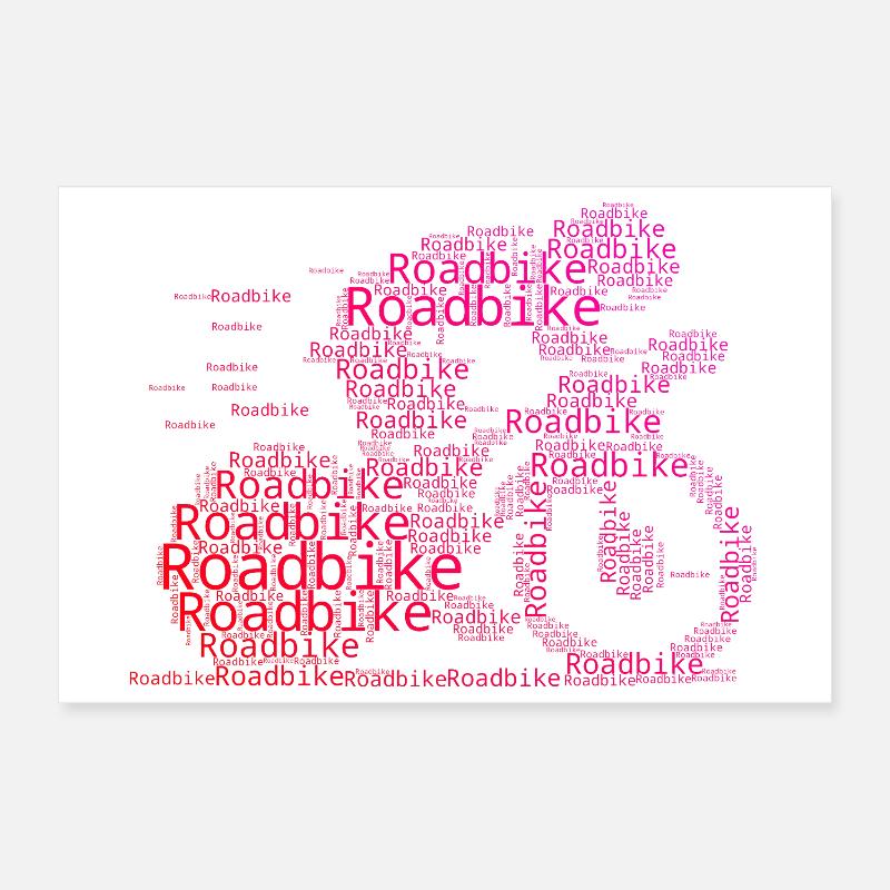 Statement for all road bikes Poster 12" x 8" (30x20 cm)