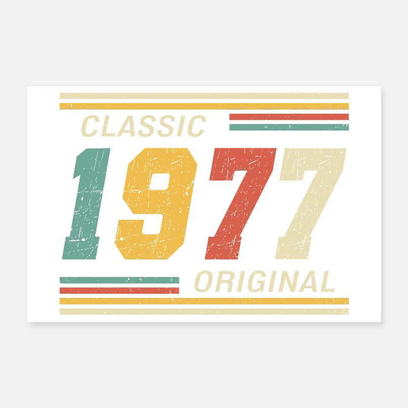 Classique 1977 original 1977 Poster 30 x 20 cm