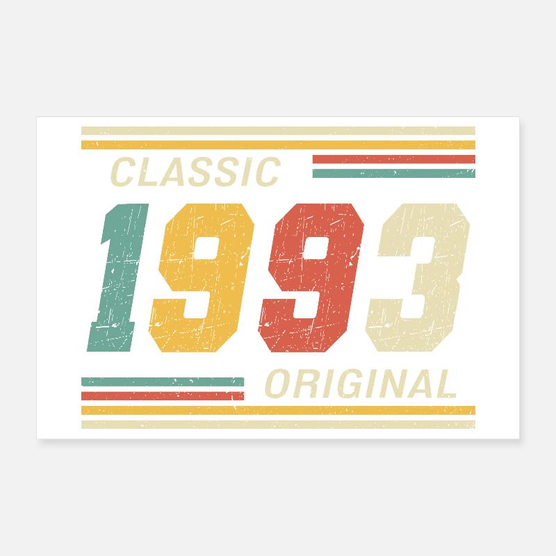 Classic 1993 original 1993 Poster 30x20 cm