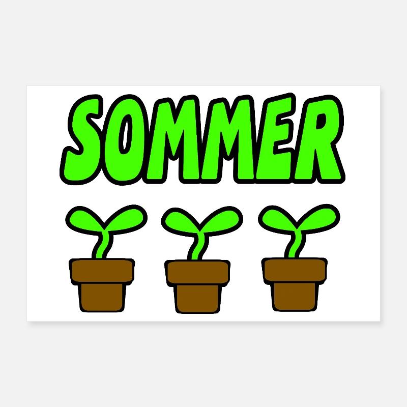 Sommer Poster 30x20 cm