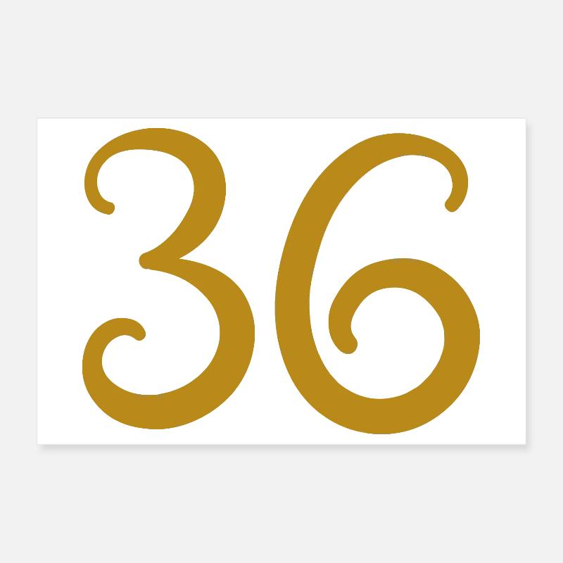 36 Poster 30 x 20 cm