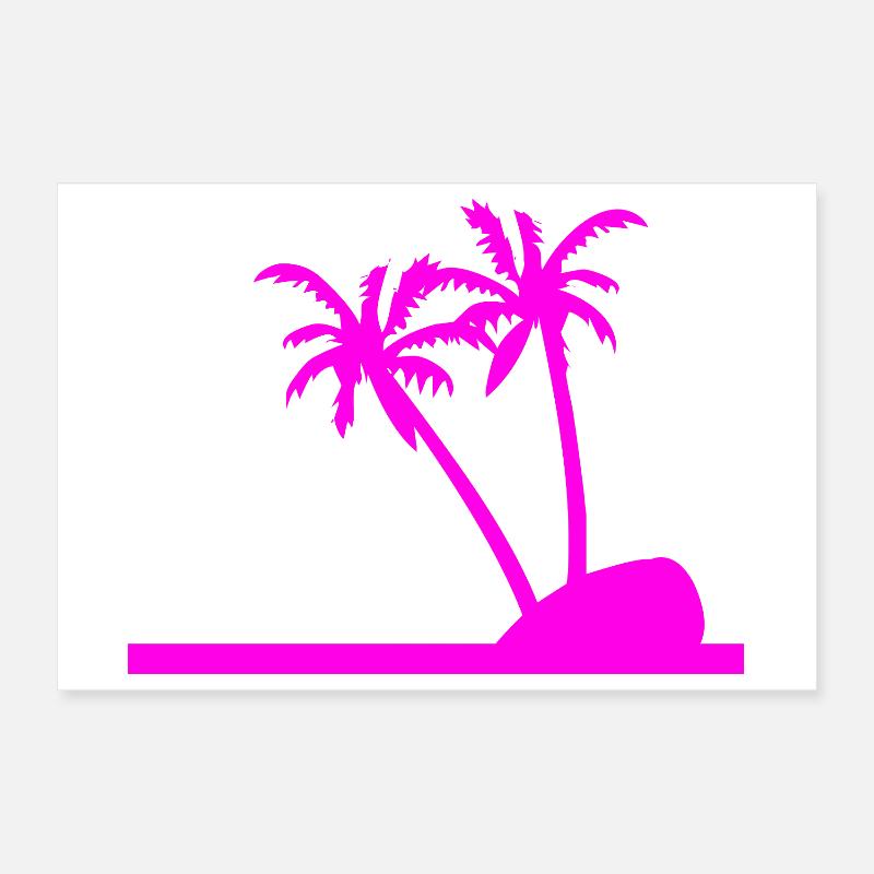 Palmiers Poster 30 x 20 cm