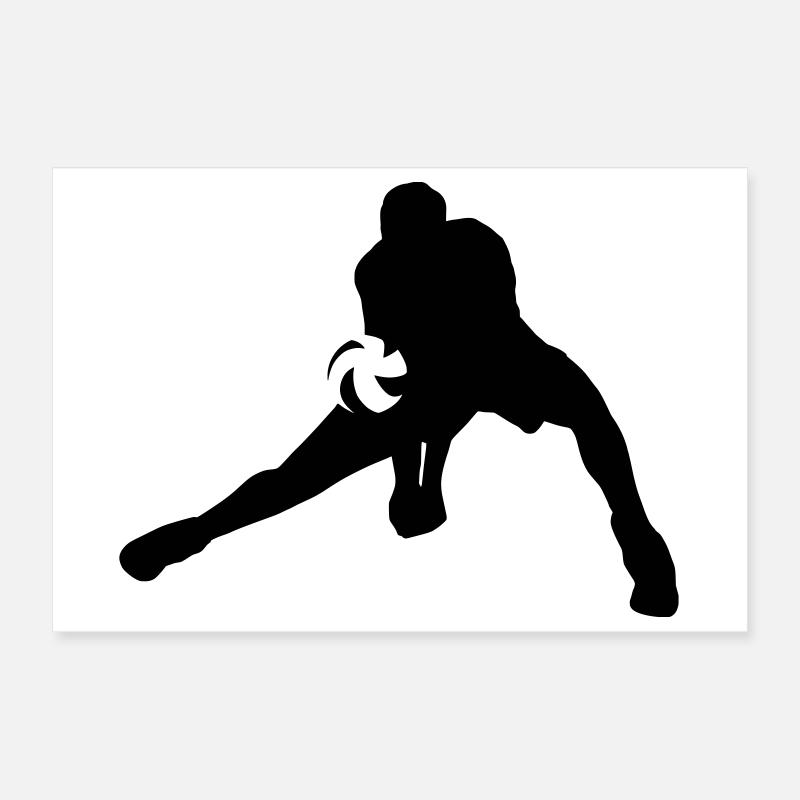 Volleyball Poster 30x20 cm