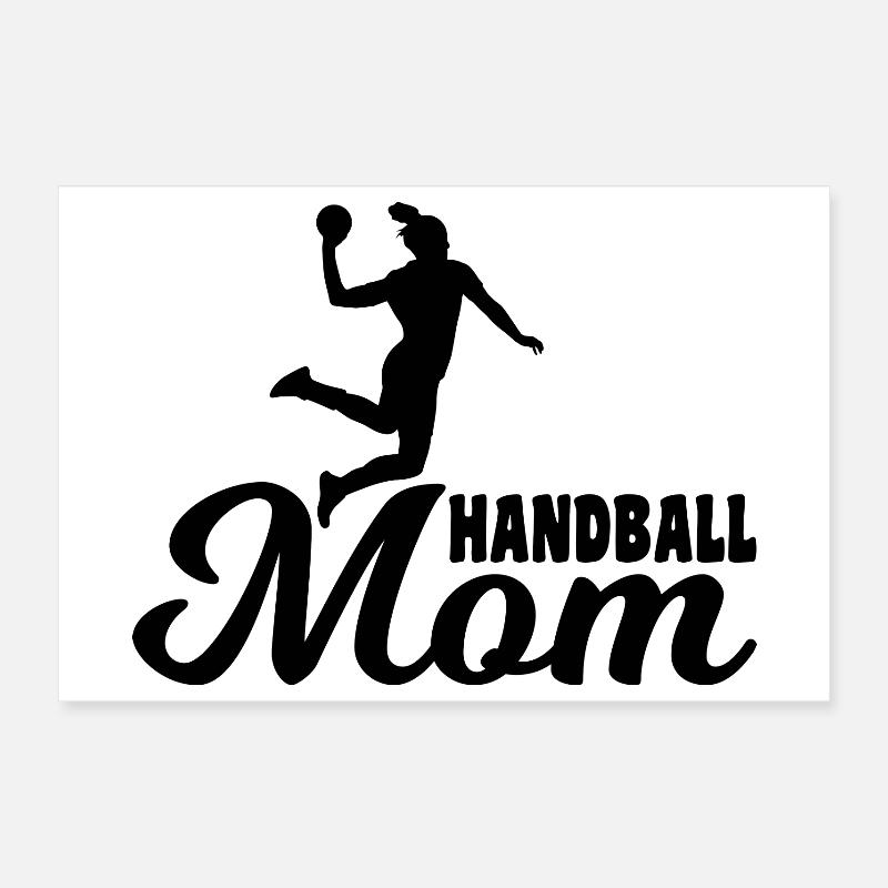 Handball Mutter Poster 30x20 cm