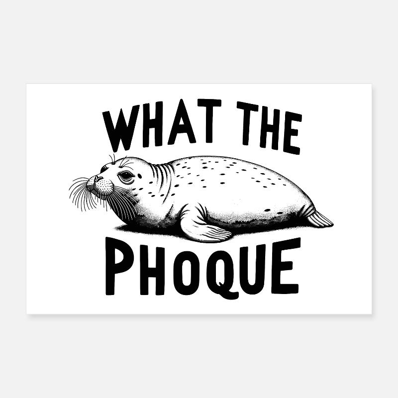 Was das Siegel-Humor-Geschenk Poster 30x20 cm