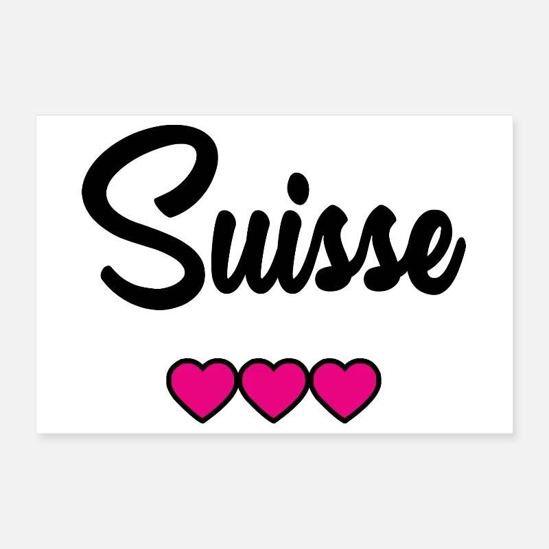 SUISSE Poster 30 x 20 cm