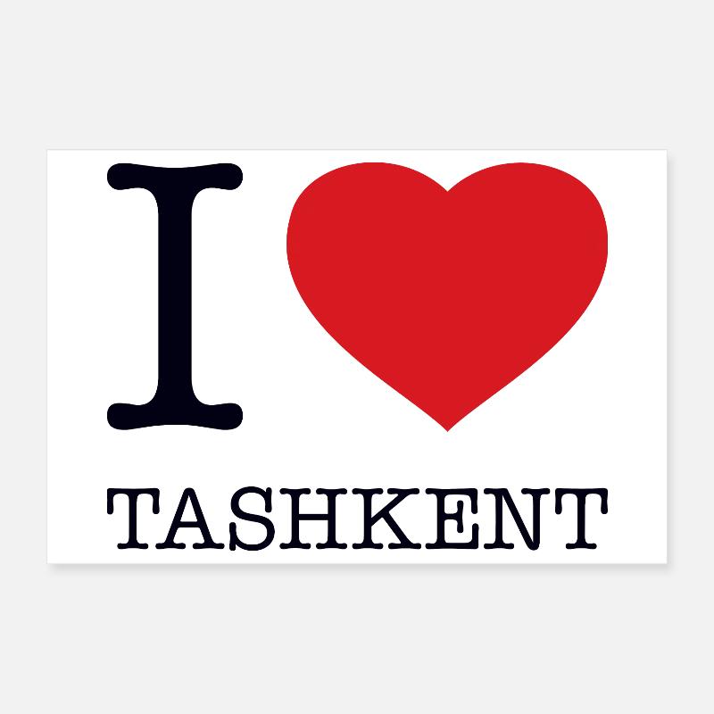 I LOVE TASHKENT Poster 30x20 cm