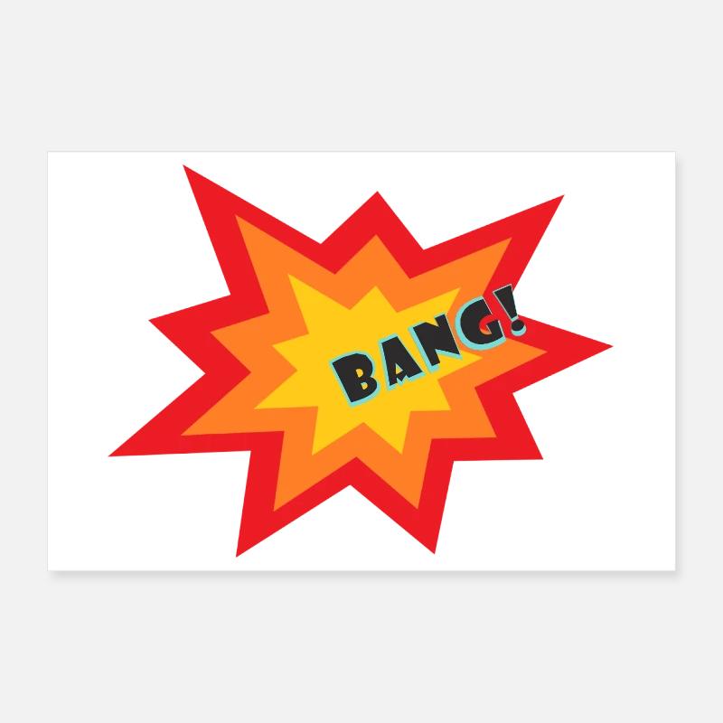 Explosion d’étoiles Poster 30 x 20 cm
