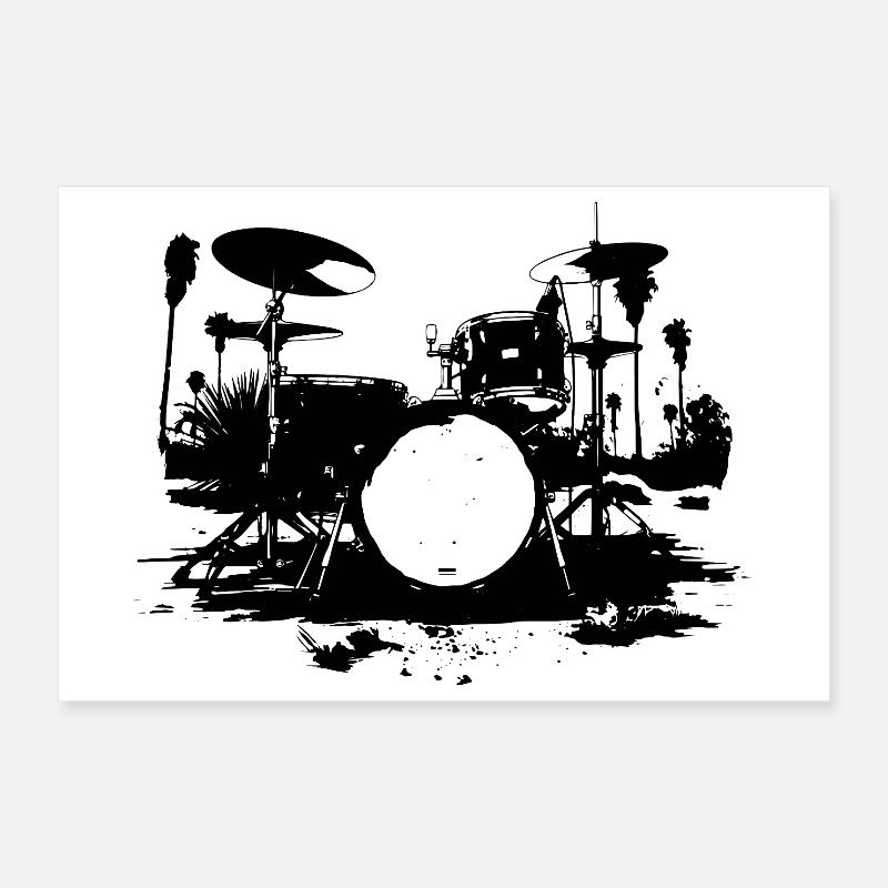Percussion Poster 12" x 8" (30x20 cm)