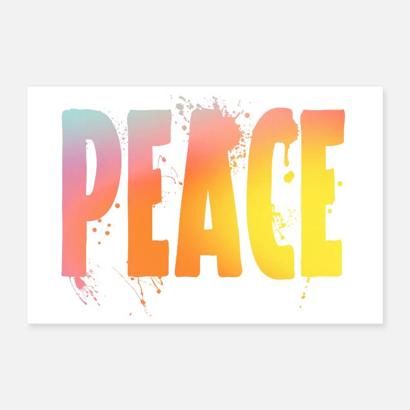 Peace Poster 30x20 cm