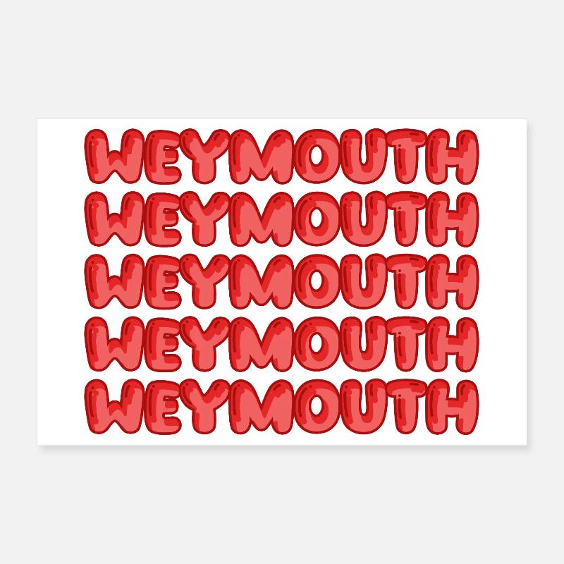 Weymouth Poster 30 x 20 cm