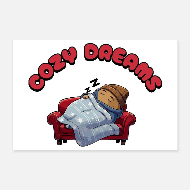 Cozy Dreams Poster 30x20 cm