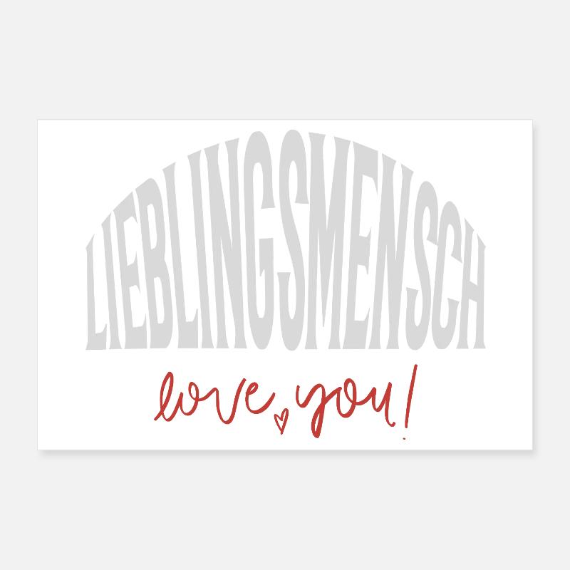 Personne préférée Poster 30 x 20 cm