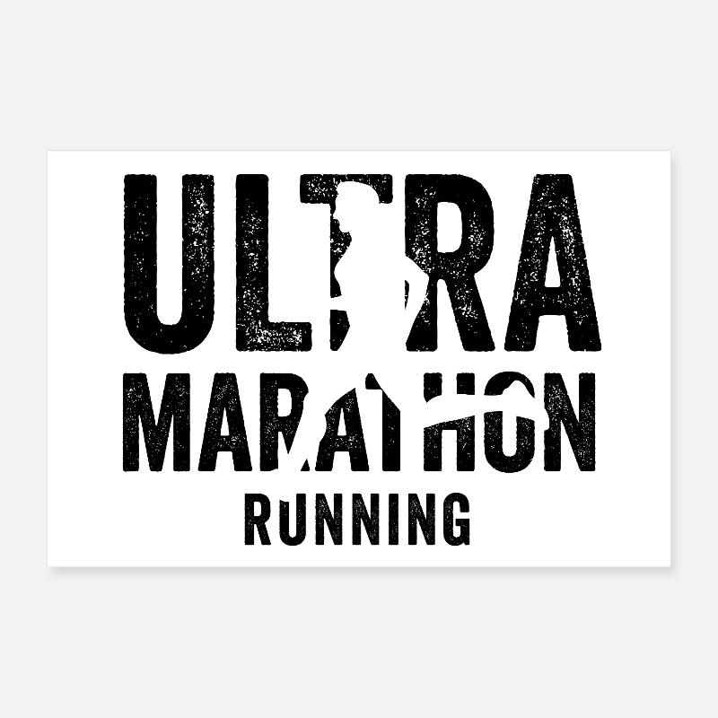Ultra-Marathon-Lauf Poster 30x20 cm