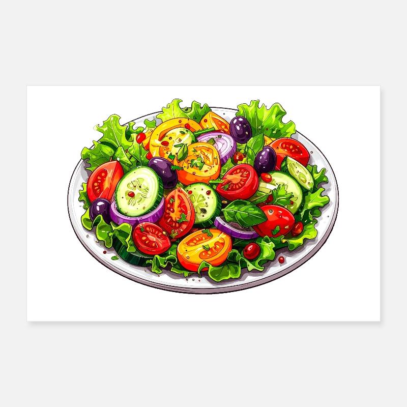 Salat Poster 30x20 cm