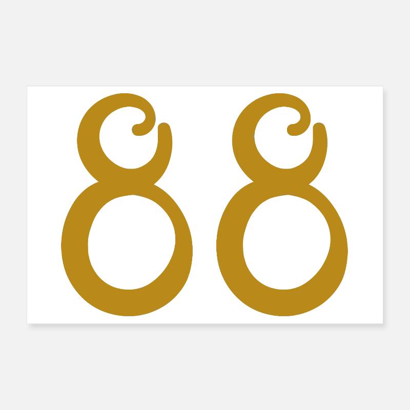 88 Poster 30x20 cm
