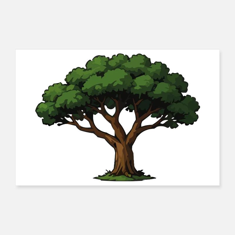 Waldbaum Illustration Poster 30x20 cm