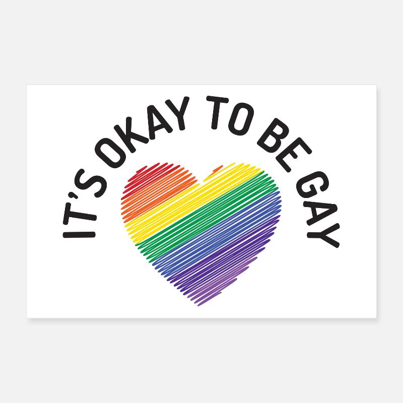C’est normal d’être gay Poster 30 x 20 cm