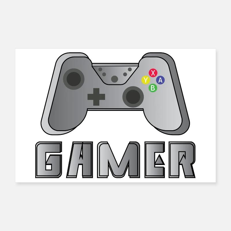 Gamer Poster 30 x 20 cm