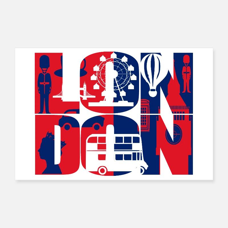 London Poster 30x20 cm