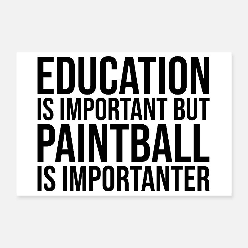 Paintball Poster 30x20 cm