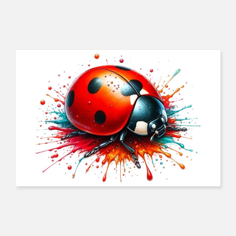 Coccinelle Poster 30 x 20 cm
