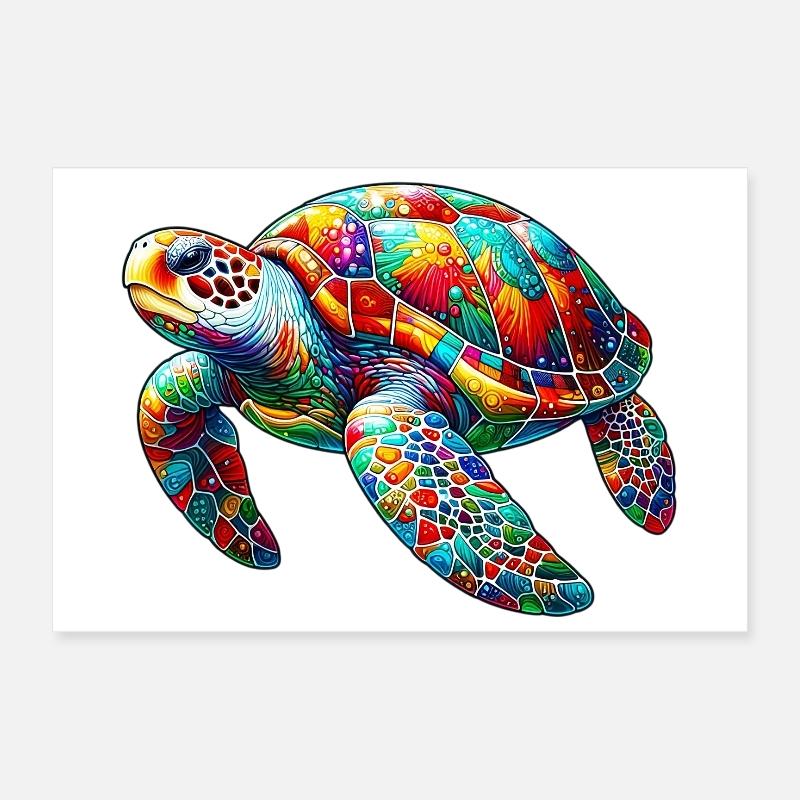 Tortue Poster 30 x 20 cm