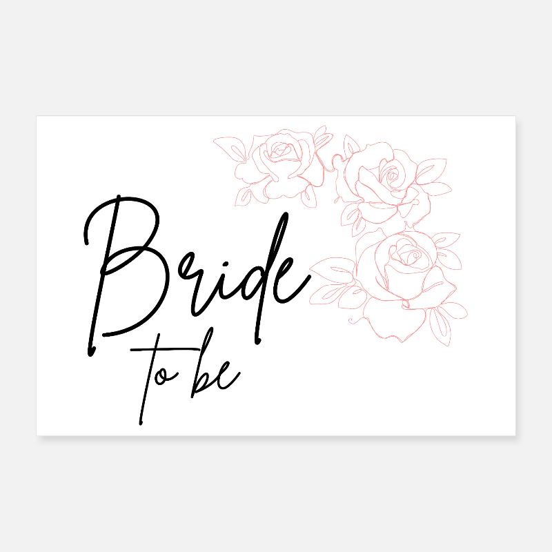 Future mariée Poster 30 x 20 cm