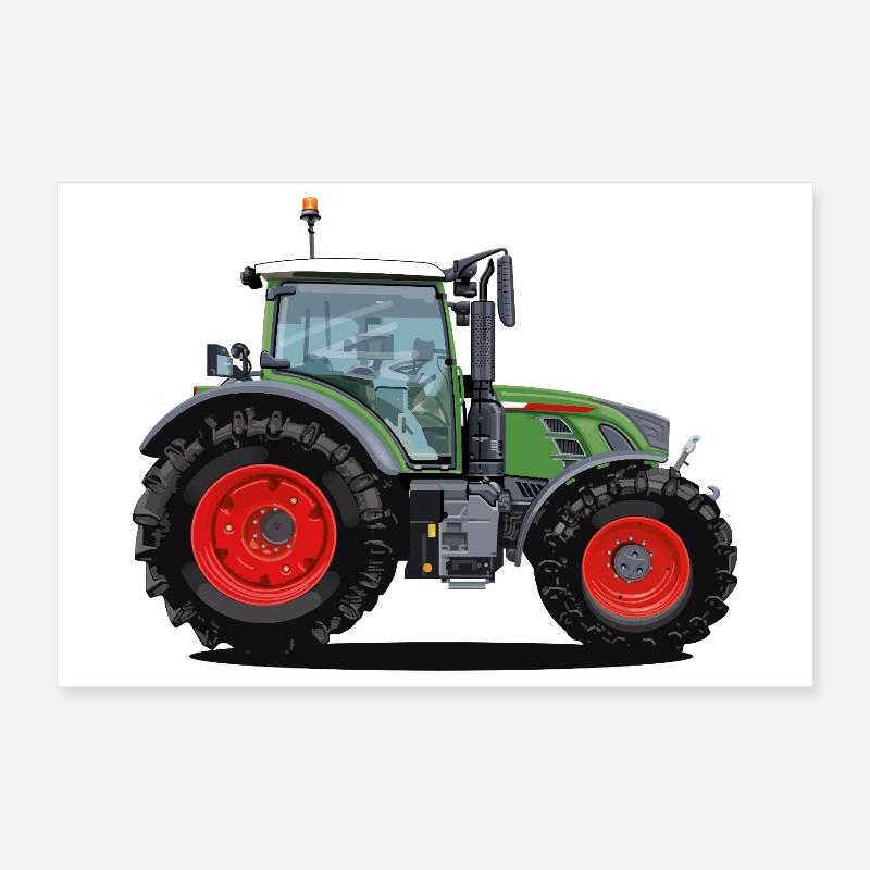 Traktor, den jeder mag Poster 30x20 cm