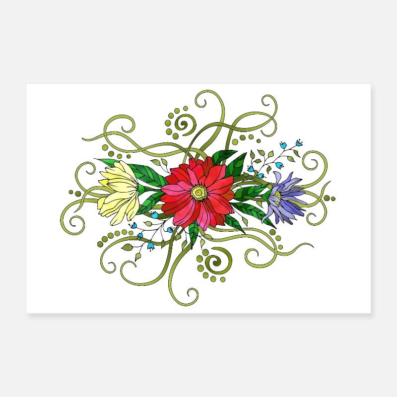 Fleur Poster 30 x 20 cm