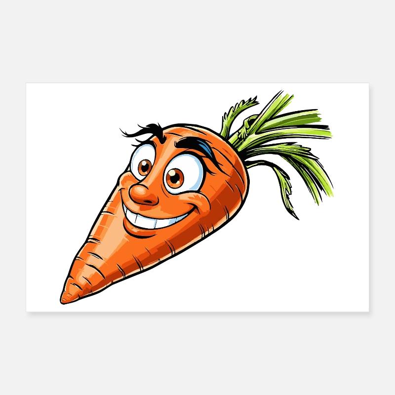 Karotte Poster 30x20 cm