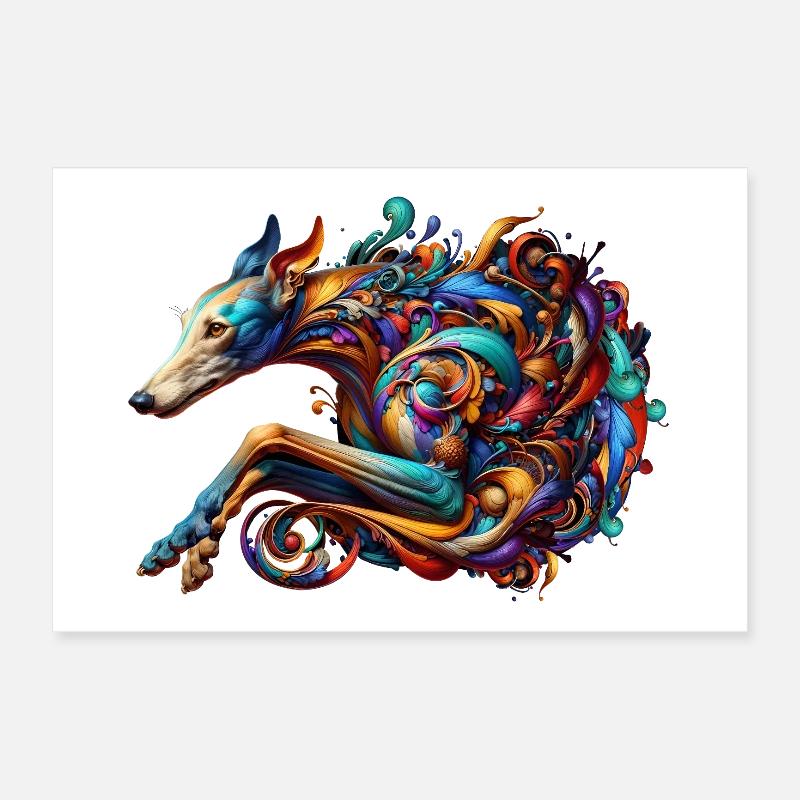 Galgo Graphics Poster 12" x 8" (30x20 cm)