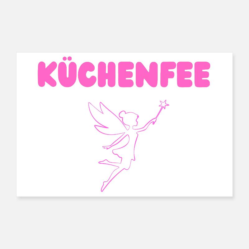 Küchenfee Poster 30x20 cm