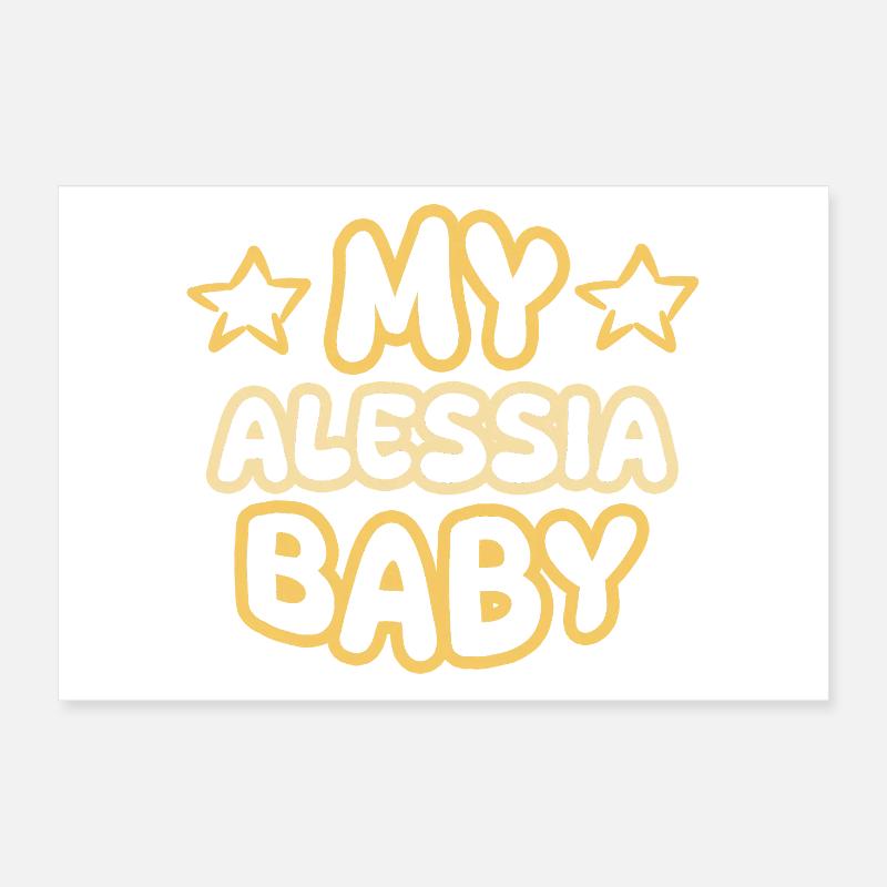 Gift for Alessia Poster 12" x 8" (30x20 cm)