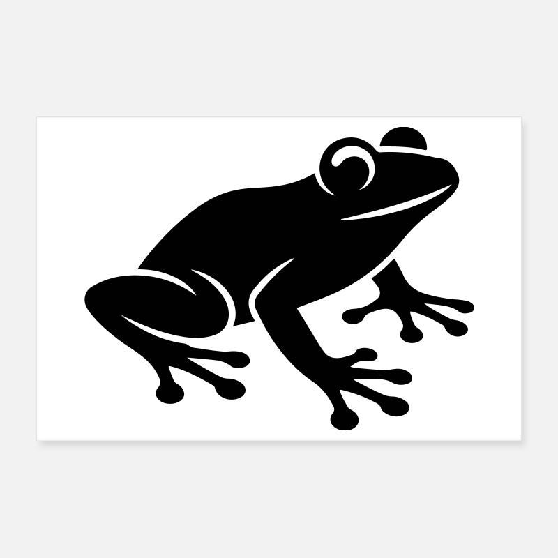 Icône de grenouille Poster 30 x 20 cm