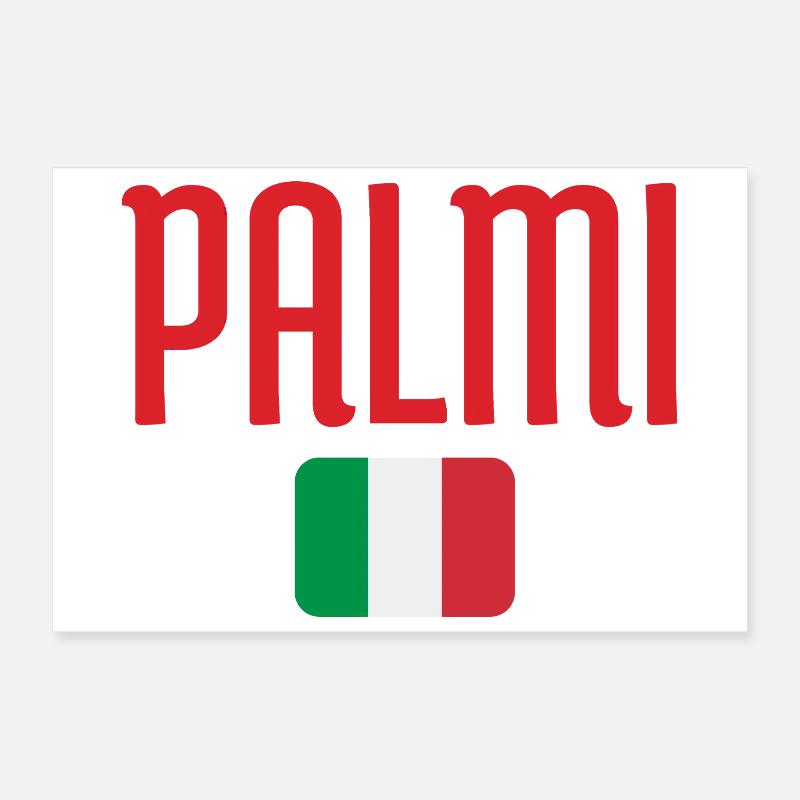 Drapeau italien de Palmi Poster 30 x 20 cm