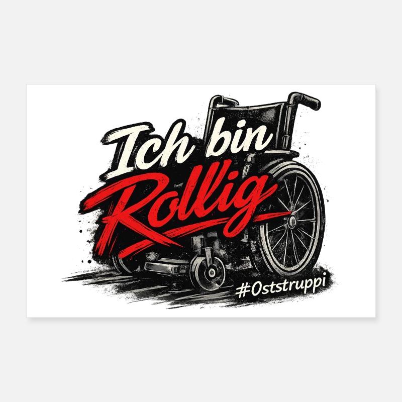 Rollig Poster 30x20 cm