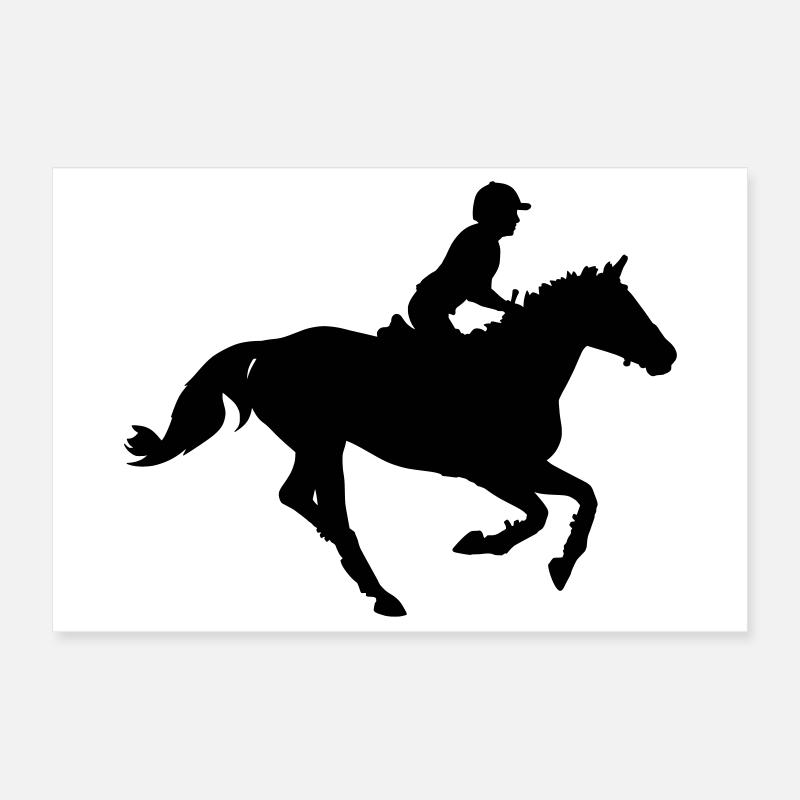 Horse sport Poster 12" x 8" (30x20 cm)